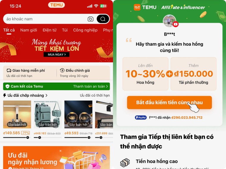 Cận cảnh TEMU – Bài 1: Hàng giá rẻ càn quét bằng miếng mồi thơm “30% hoa hồng” ảnh 2