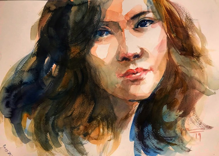 Họa sĩ Hoàng Võ: “Mỗi chân dung là một thân phận!” ảnh 3