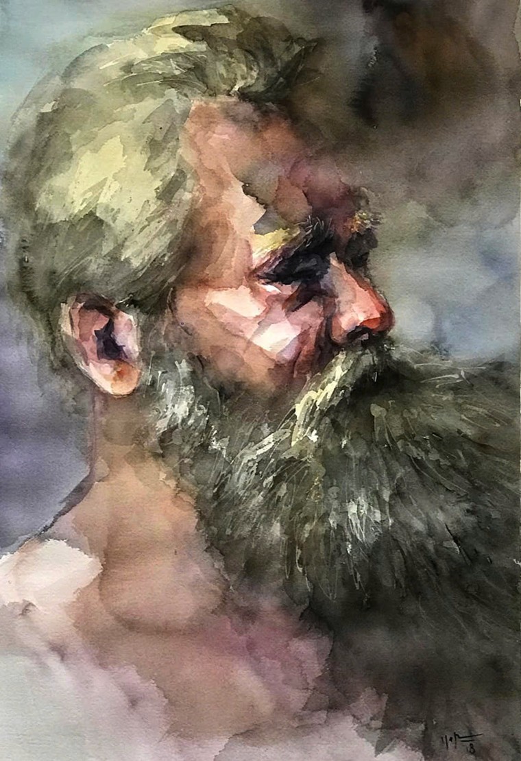 Họa sĩ Hoàng Võ: “Mỗi chân dung là một thân phận!” ảnh 5