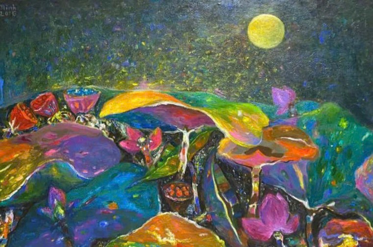 Năm hoạ sĩ hoà chung “Sắc diện” ảnh 2