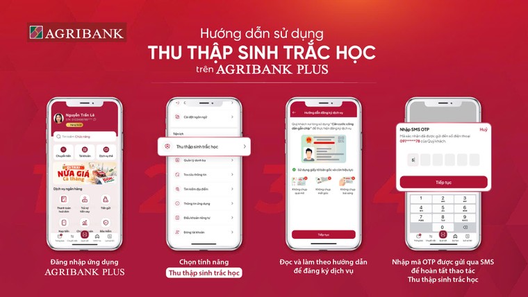 Thu thập sinh trắc học trên Agribank Plus - Cơ hội rinh nhiều quà hấp dẫn ảnh 1