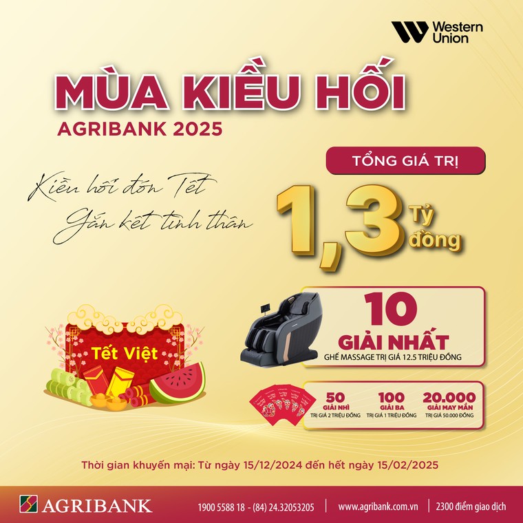 Mùa kiều hối Agribank 2025 – “Kiều hối đón tết - gắn kết tình thân” ảnh 2