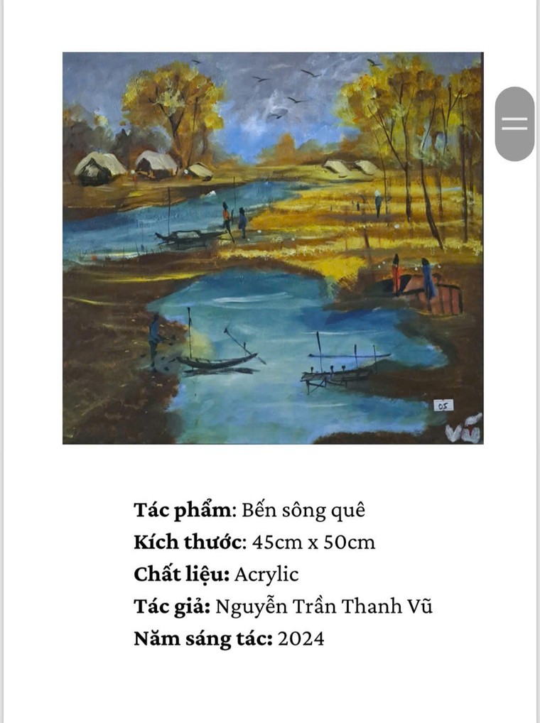 Triển lãm tranh “Sắc màu phương Nam” của những họa sĩ khuyết tật ảnh 4