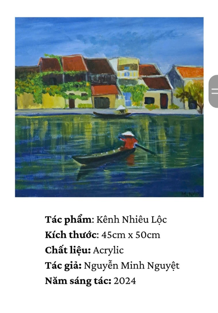 Triển lãm tranh “Sắc màu phương Nam” của những họa sĩ khuyết tật ảnh 3