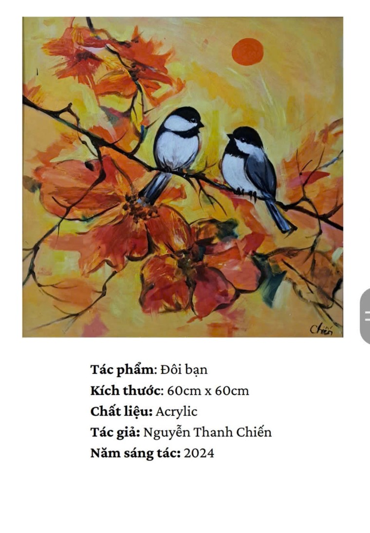 Triển lãm tranh “Sắc màu phương Nam” của những họa sĩ khuyết tật ảnh 9