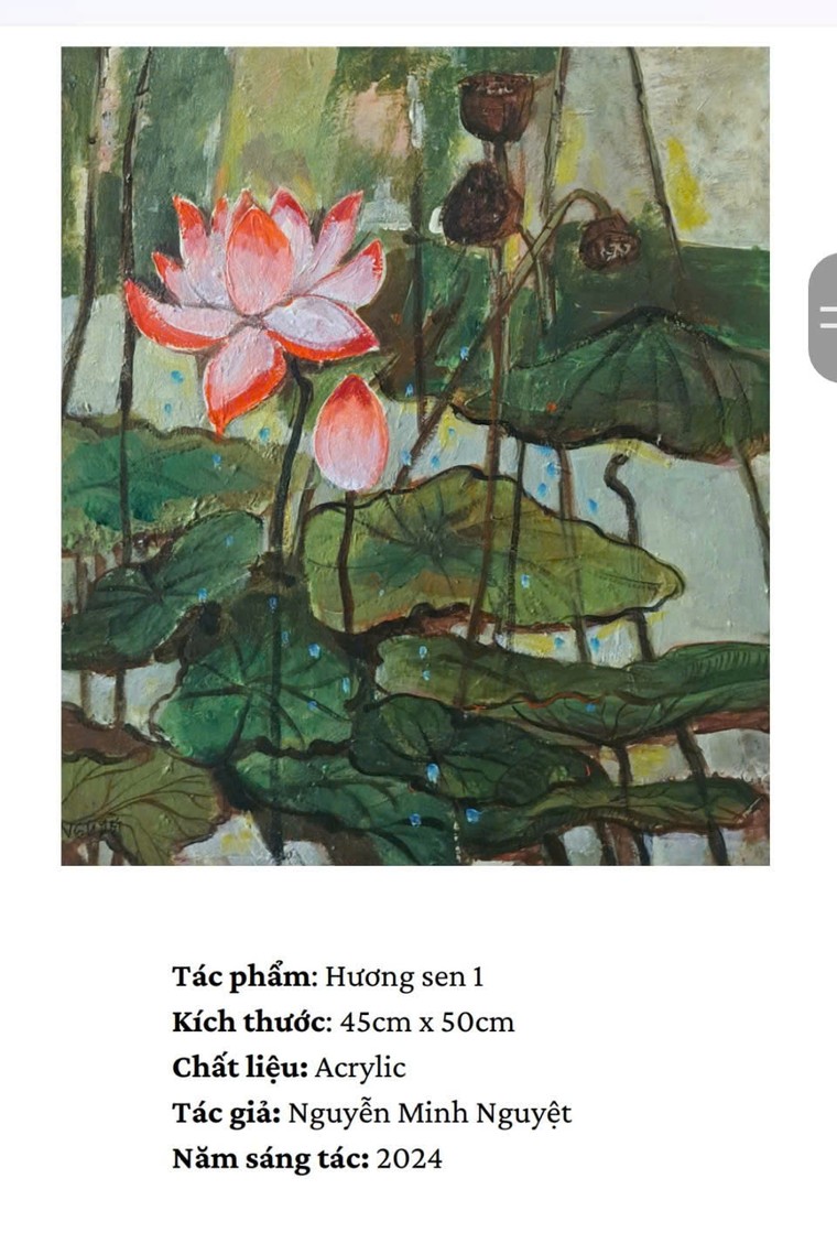 Triển lãm tranh “Sắc màu phương Nam” của những họa sĩ khuyết tật ảnh 7