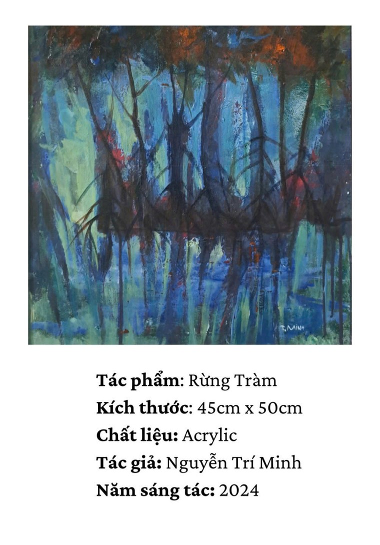 Triển lãm tranh “Sắc màu phương Nam” của những họa sĩ khuyết tật ảnh 6