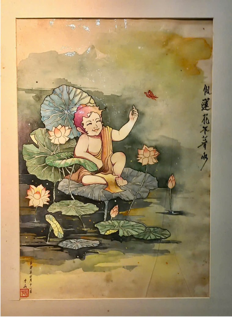 Triển lãm “Thiền phong” với những sắc màu về Phật giáo ảnh 2