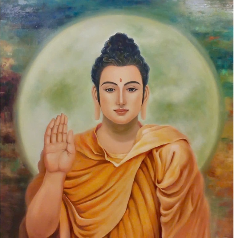 Triển lãm “Thiền phong” với những sắc màu về Phật giáo ảnh 1