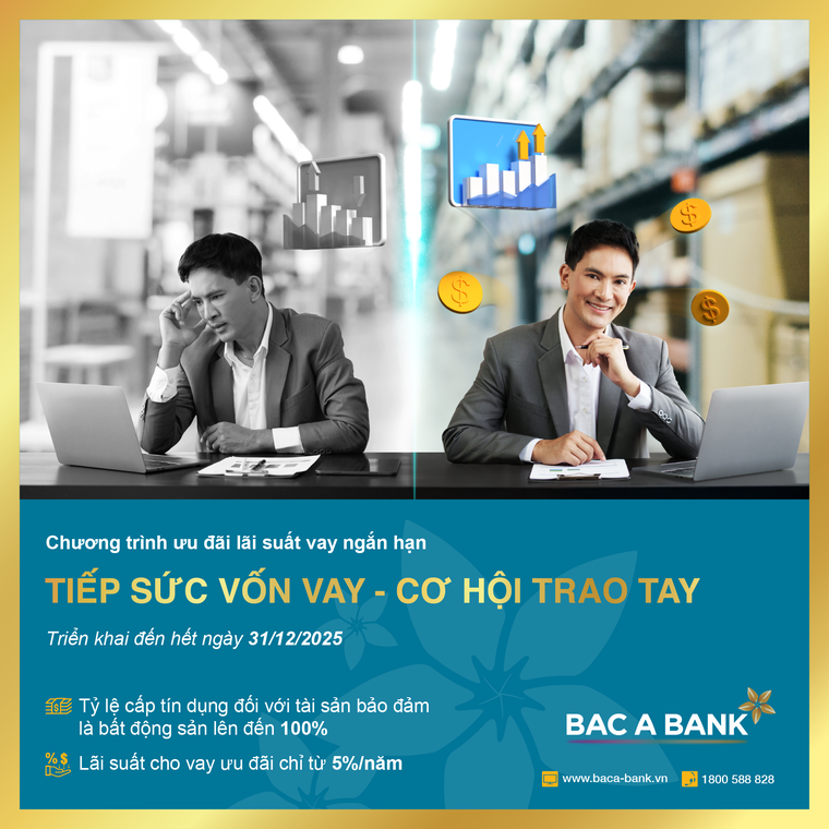 Bac A Bank đồng hành phát triển cùng doanh nghiệp vừa và nhỏ năm 2025 ảnh 1