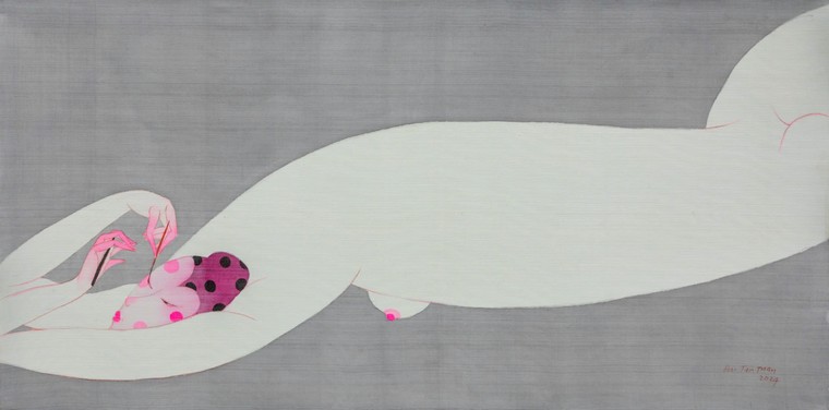 30 năm “tranh lụa thị thành” của Bùi Tiến Tuấn ảnh 4