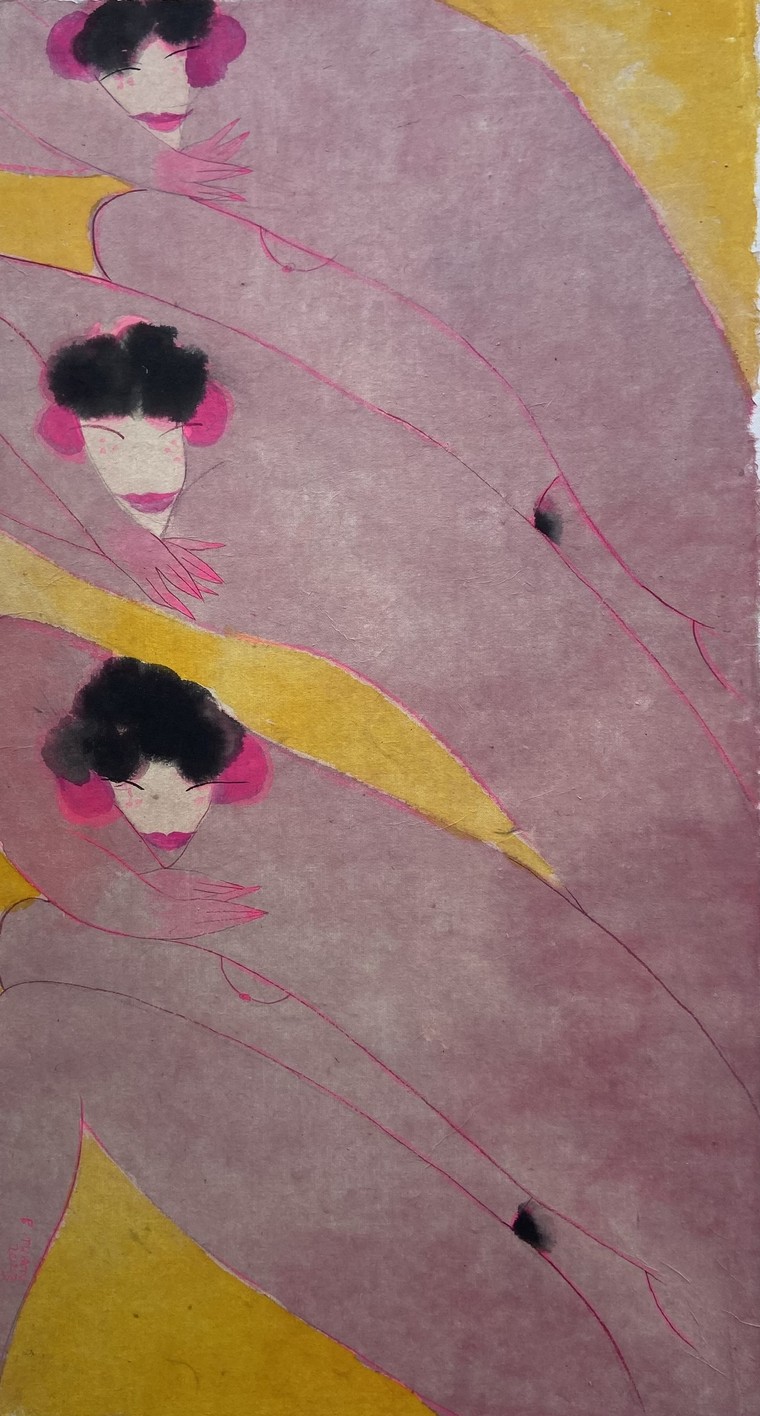 30 năm “tranh lụa thị thành” của Bùi Tiến Tuấn ảnh 6