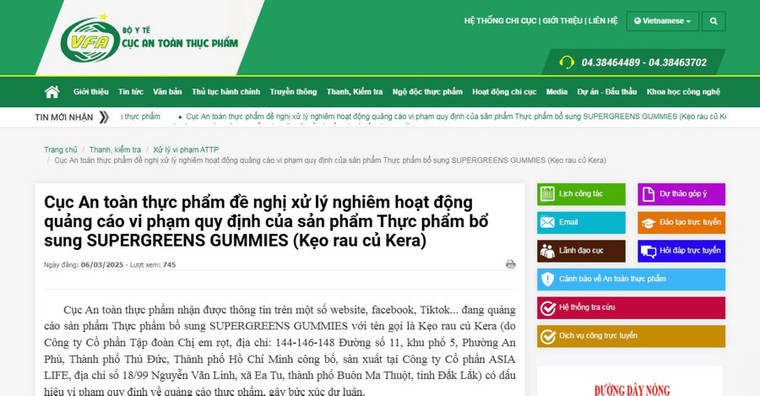 Quảng cáo sai sự thật và câu chuyện cần chế tài mạnh tay hơn ảnh 1