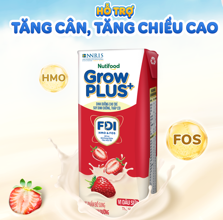 Nutifood GrowPLUS+ vị trái cây - Thêm thơm ngon, thêm dinh dưỡng cho bé ảnh 1