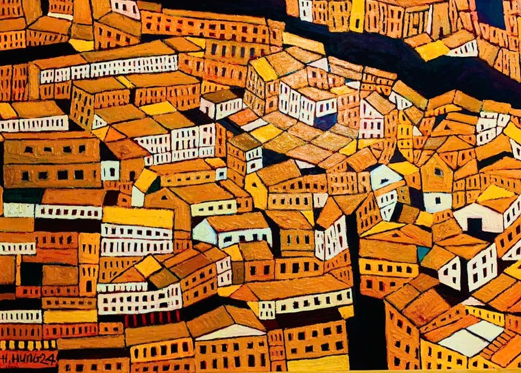 Họa sĩ Hà Hùng: Vẽ chùa khó hơn vẽ phố ảnh 10