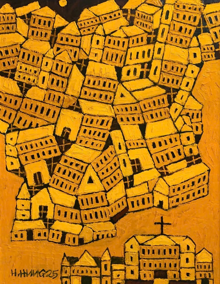 Họa sĩ Hà Hùng: Vẽ chùa khó hơn vẽ phố ảnh 2