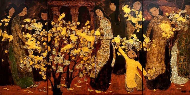 Ngắm tranh của Hiệu trưởng ĐH Mỹ thuật TPHCM và những người bạn ảnh 3