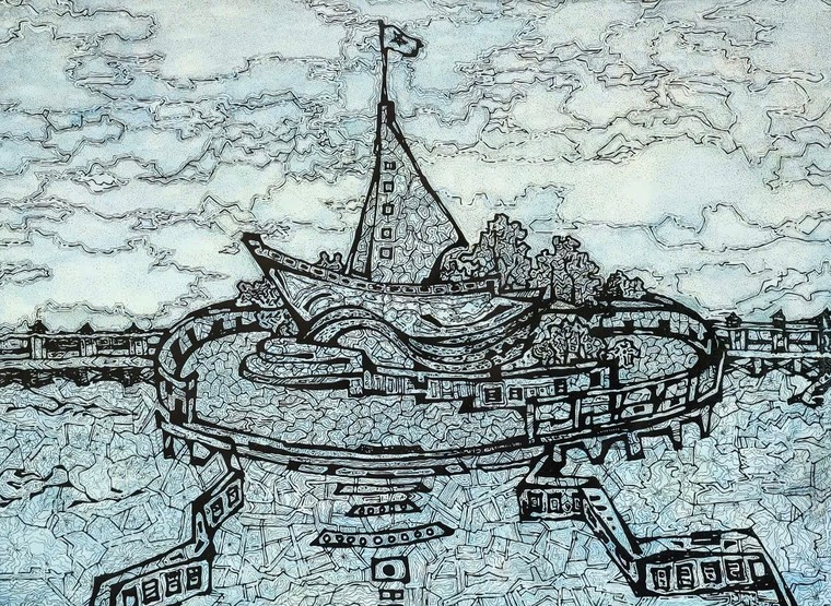 Ngắm tranh của Hiệu trưởng ĐH Mỹ thuật TPHCM và những người bạn ảnh 10