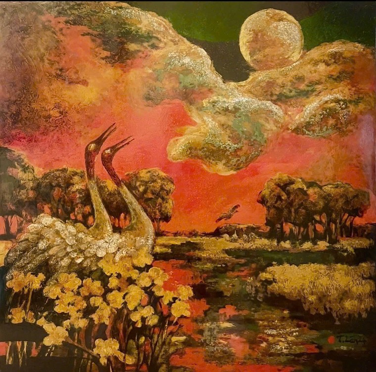 Ngắm tranh của Hiệu trưởng ĐH Mỹ thuật TPHCM và những người bạn ảnh 15