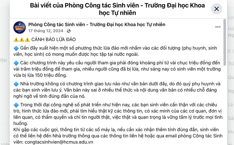 Mạo danh Trường ĐH Luật TPHCM doạ đình chỉ sinh viên để đòi nợ ảnh 3