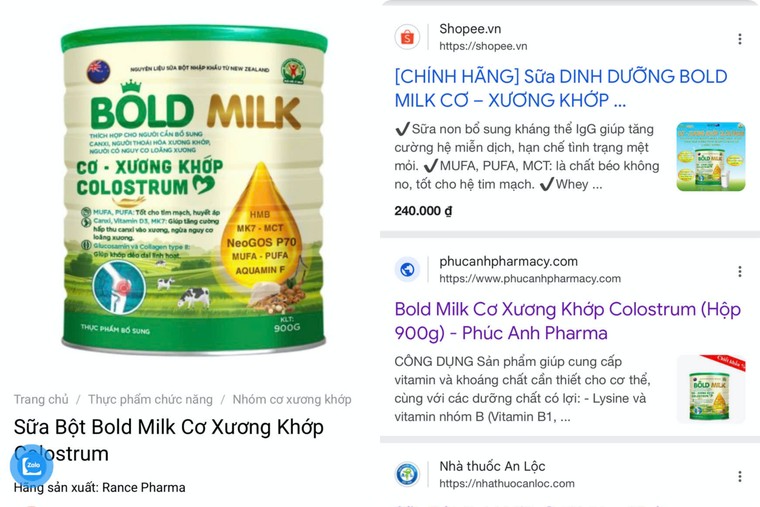 TPHCM: Sản phẩm của công ty sữa giả Rance Pharma từng lên kệ tại nhiều nhà thuốc ảnh 2