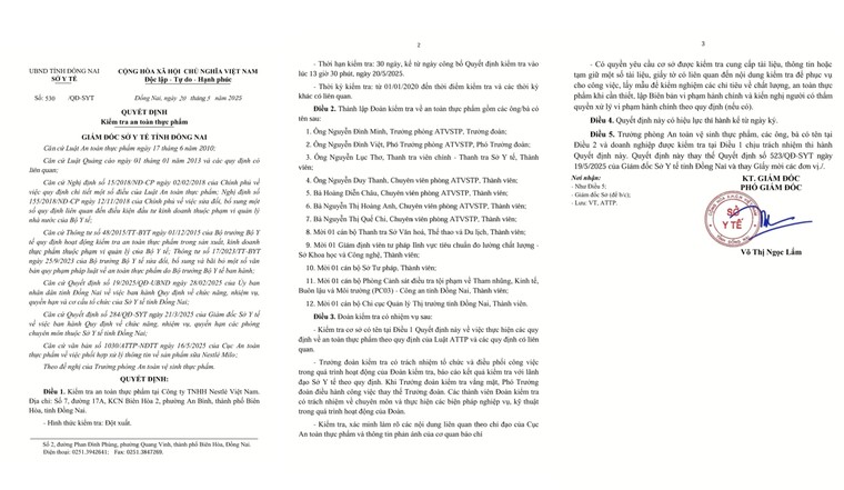 Vụ sữa lúa mạch Nestlé Milo: Sẽ kiểm tra đột xuất an toàn thực phẩm đối với Nestlé Việt Nam ảnh 2