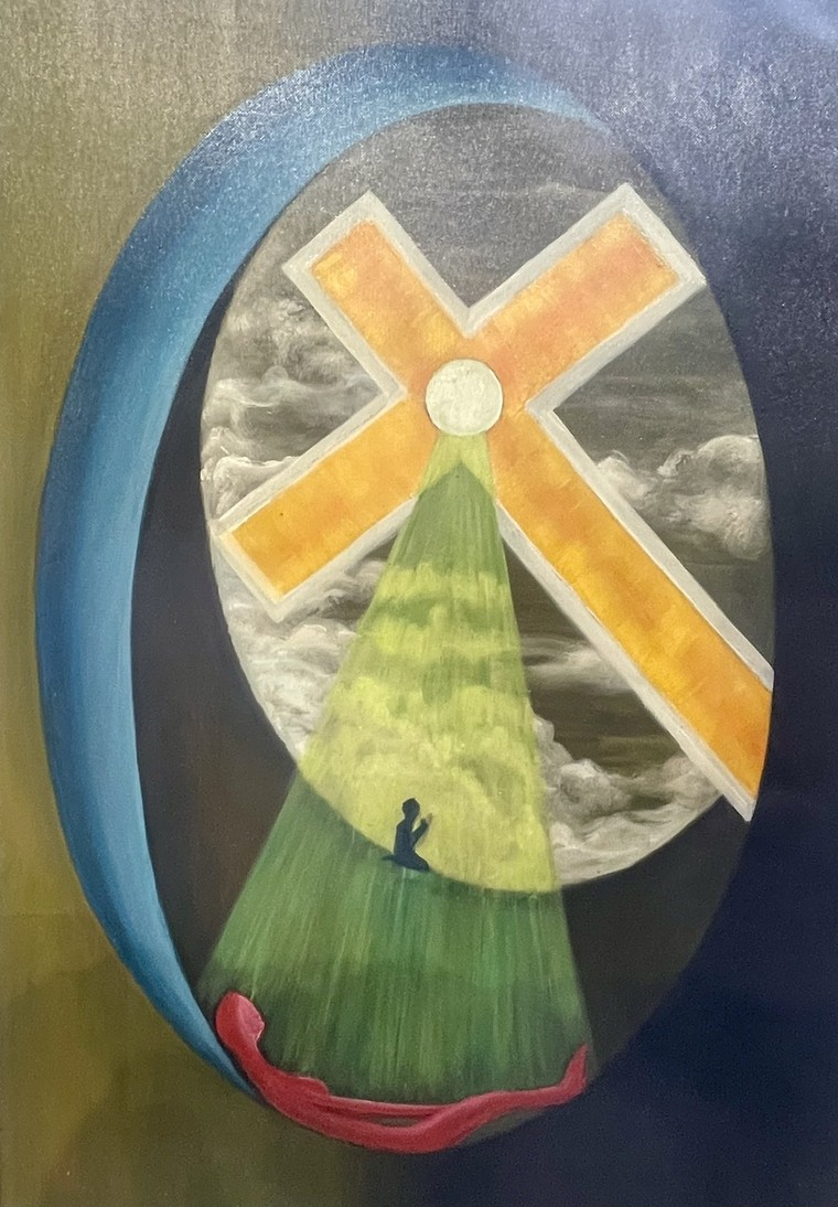 "Huyền nhiệm Thập giá. Khi người bệnh vẽ" – triển lãm đầu tiên và cuối cùng của họa sĩ Đặng Dương ảnh 9