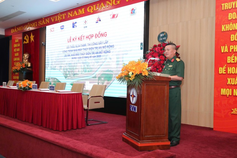 Ký hợp đồng trị giá 1.451 tỷ đồng xây lắp Nhà máy thủy điện Trị An mở rộng ảnh 2