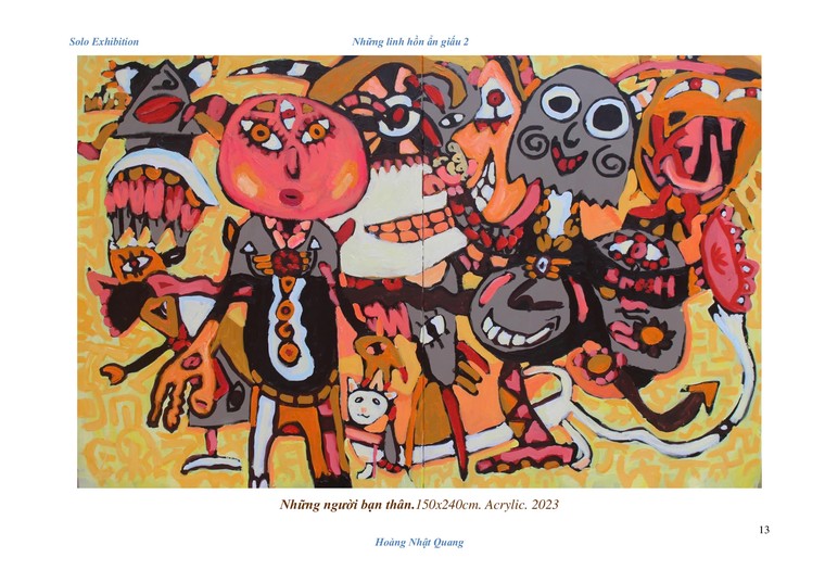 Thần đồng hội họa Hoàng Nhật Quang và “Những linh hồn ẩn giấu 2” ảnh 5