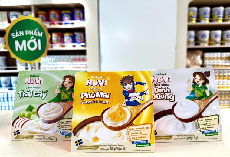 NuVi Sữa Chua Tiệt Trùng Phô Mai Vị Hokkaido Cheese – Món Quà Dinh Dưỡng Tiện Lợi Cho Bé Mỗi Ngày ảnh 1