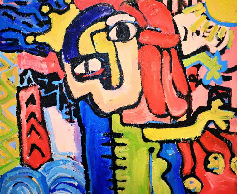 Lấy cảm hứng từ Picasso,“Dế Mèn” Phạm Hải Nguyên vẽ “Giấc mơ mang tên mình” ảnh 6