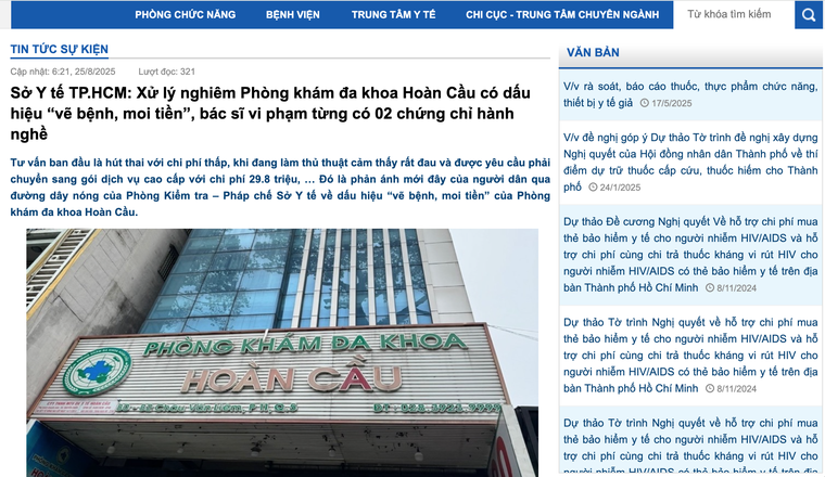 Phòng khám “đen” Hoàn Cầu ảnh 1