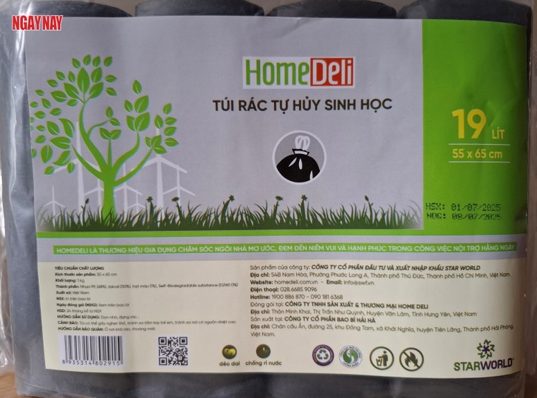 Tổng cục Môi trường chứng nhận ‘tự phân hủy sinh học’ cho sản phẩm Home Deli? ảnh 1