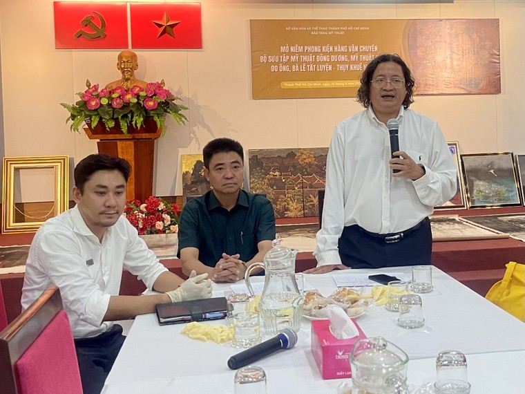 Ngắm các tác phẩm vừa hồi hương của Mỹ thuật Đông Dương và Mỹ thuật Gia Định ảnh 2