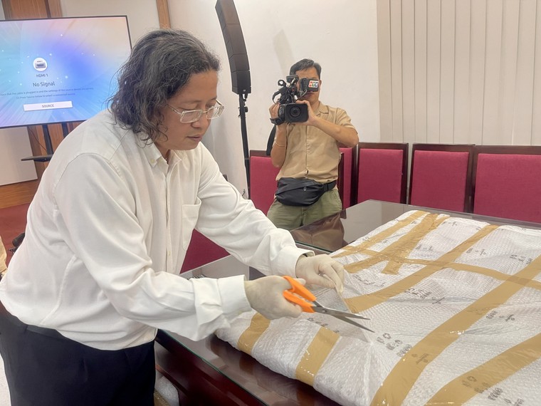 Ngắm các tác phẩm vừa hồi hương của Mỹ thuật Đông Dương và Mỹ thuật Gia Định ảnh 1