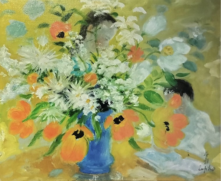 Ngắm các tác phẩm vừa hồi hương của Mỹ thuật Đông Dương và Mỹ thuật Gia Định ảnh 3