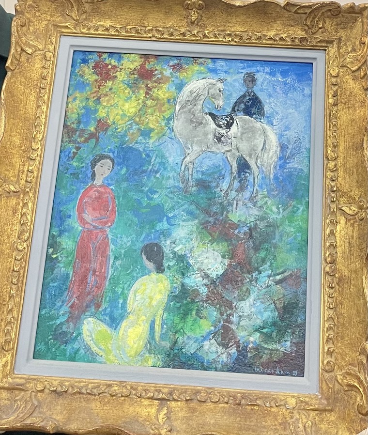 Ngắm các tác phẩm vừa hồi hương của Mỹ thuật Đông Dương và Mỹ thuật Gia Định ảnh 7