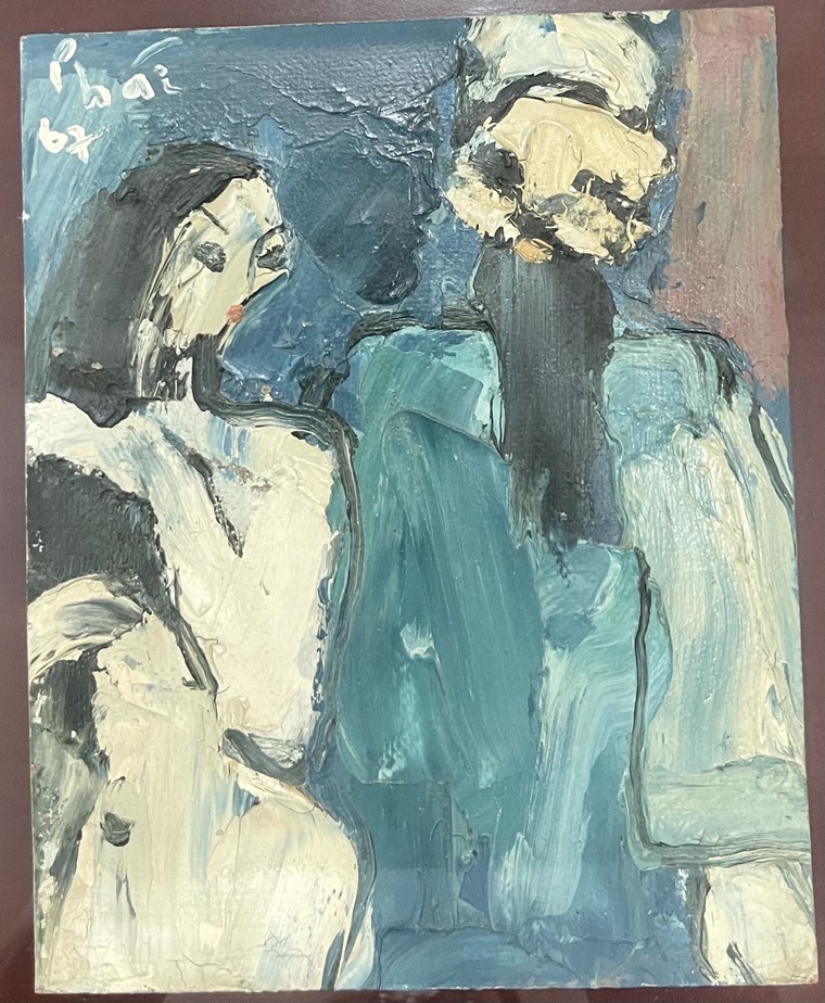 Ngắm các tác phẩm vừa hồi hương của Mỹ thuật Đông Dương và Mỹ thuật Gia Định ảnh 9