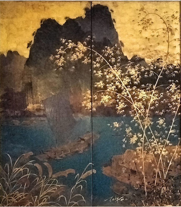 Ngắm các tác phẩm vừa hồi hương của Mỹ thuật Đông Dương và Mỹ thuật Gia Định ảnh 12