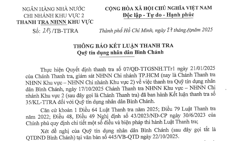 Góc khuất ở Quỹ tín dụng nhân dân – Bài 2: Chủ tịch HĐQT có biểu hiện thao túng Quỹ ảnh 2