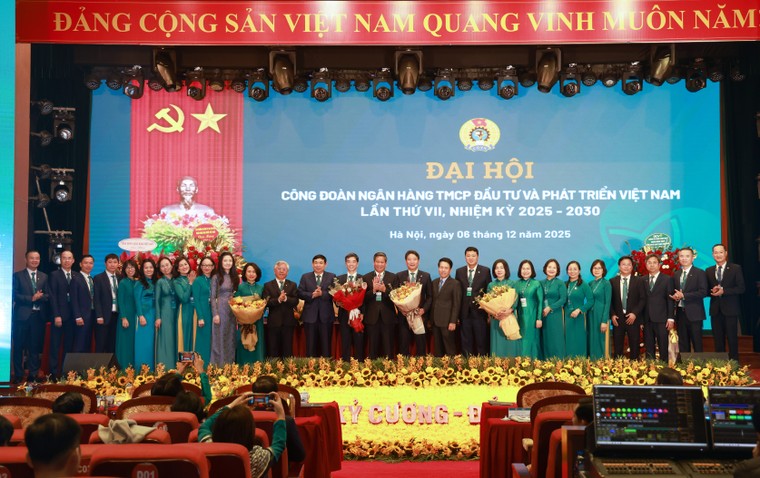 Công đoàn BIDV tổ chức thành công Đại hội đại biểu lần thứ VII, nhiệm kỳ 2025-2030 ảnh 3