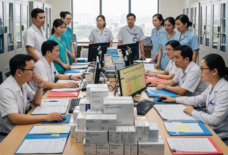 TP.Hồ Chí Minh: Các bệnh viện cấp tập đấu thầu mua sắm thuốc ảnh 2