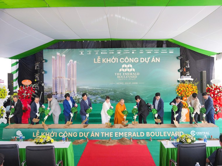 Chính thức khởi công dự án Khu căn hộ cao cấp The Emerald Boulevard ảnh 1