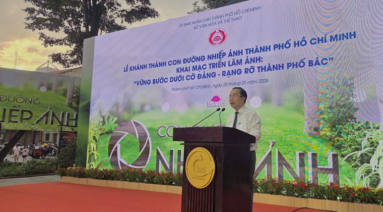 Khánh thành Con đường Nhiếp ảnh TP.HCM ảnh 1