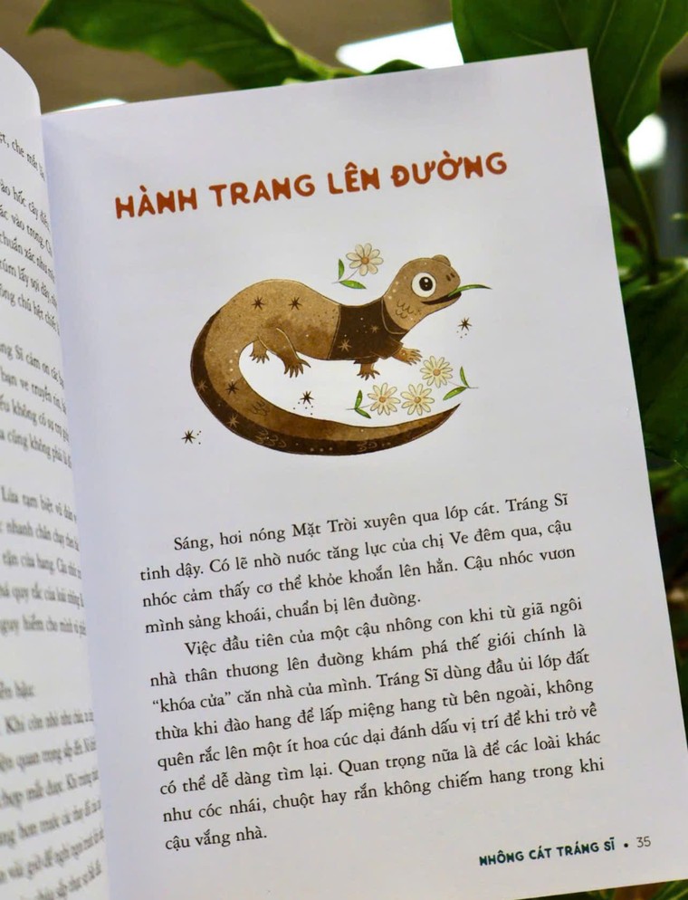 Tác giả Xuân Huy đưa con nhông/dông trở thành nhân vật ảnh 1