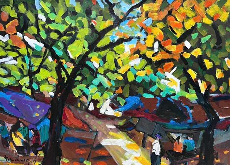 Nội tâm xứ Huế trong tranh Trần Văn Mãng ảnh 3