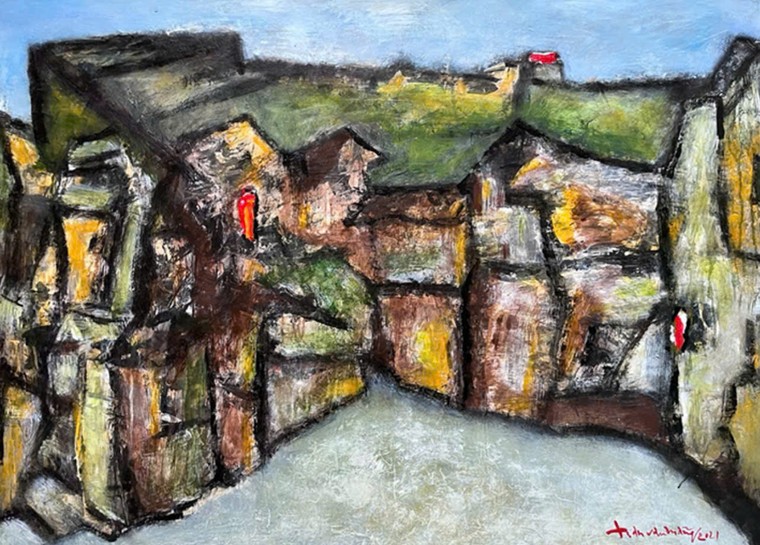 Nội tâm xứ Huế trong tranh Trần Văn Mãng ảnh 2