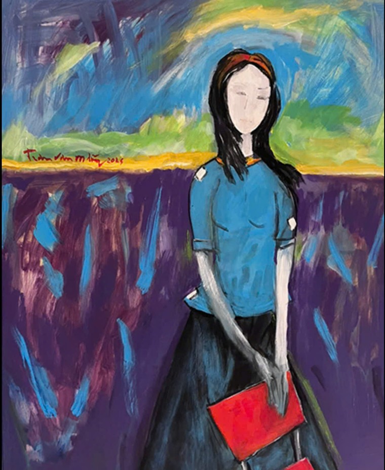 Nội tâm xứ Huế trong tranh Trần Văn Mãng ảnh 4