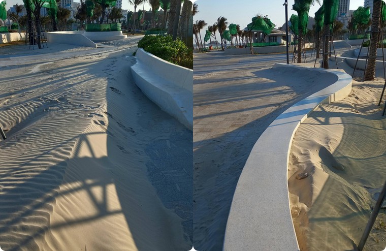 Công viên 1.000 tỷ ở Vũng Tàu hứng cát bay - Bài 1: “Thiết kế không hiểu gì về biển” ảnh 1