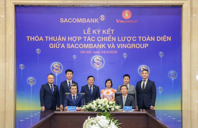 SACOMBANK và Vingroup ký kết hợp tác chiến lược toàn diện ảnh 1